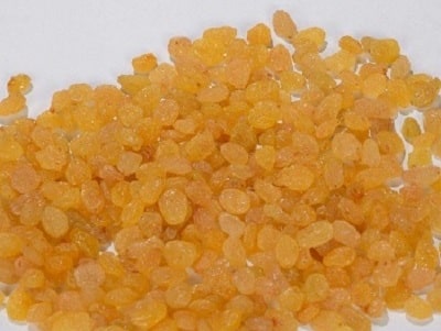 Export of sunny yellow raisins